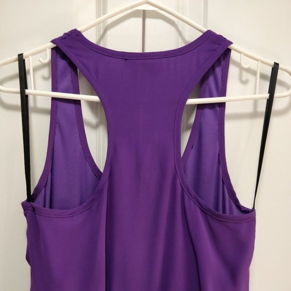 Semi-formal pleated racer-back maxi dress - Picture 6 of 9